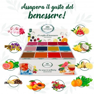 L'Angelica C'è Voglia di Benessere Cofanetto Tisane Freddo/Caldo