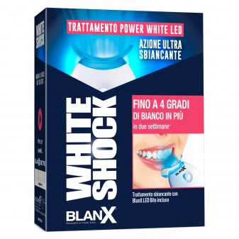 BlanX White Shock Trattamento Power White LED - Confezione con LED Bite e...