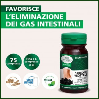 L'Angelica Carbone Vegetale Integratore Alimentare Sgonfiante Vegan