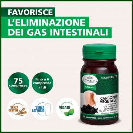 L'Angelica Carbone Vegetale Integratore Alimentare Sgonfiante Vegan