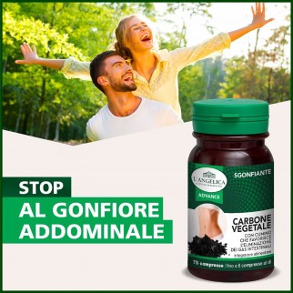 L'Angelica Carbone Vegetale Integratore Alimentare Sgonfiante Vegan