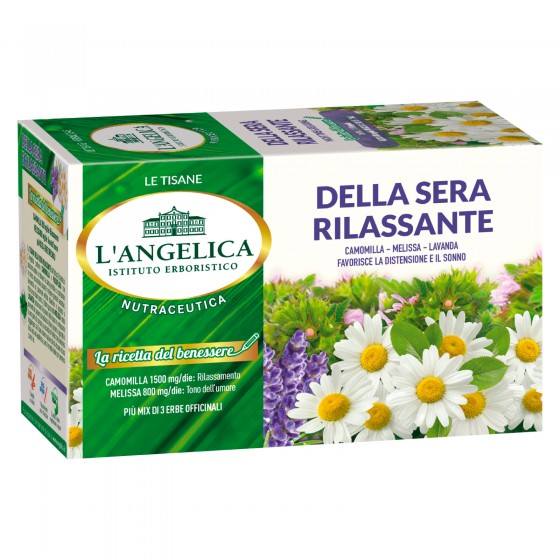 L'Angelica La Ricetta del Benessere Tisana della Sera Rilassante L'Angelica La Ricetta del Benessere Tisana della Sera Rilassante