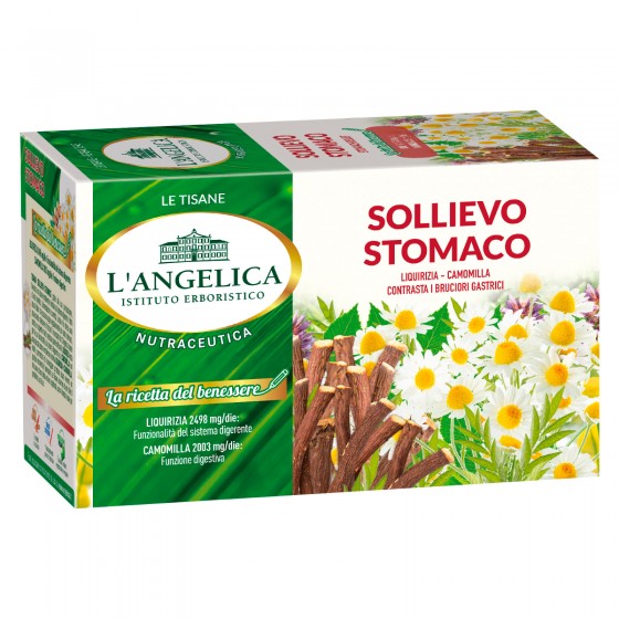 L'Angelica La Ricetta del Benessere Tisana Sollievo Stomaco Vegan L'Angelica La Ricetta del Benessere Tisana Sollievo Stomaco Vegan