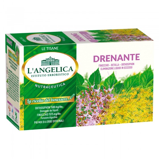 L'Angelica La Ricetta del Benessere Tisana Drenante Vegan Senza L'Angelica La Ricetta del Benessere Tisana Drenante Vegan Senza