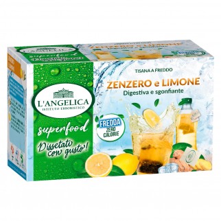 L'Angelica Superfood Tisana a Freddo Zenzero e Limone Vegan Senza