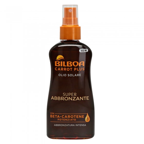 Bilboa Carrot Plus Olio Solare Super Abbronzante Spray - Flacone da Bilboa Carrot Plus Olio Solare Super Abbronzante Spray - Flacone da