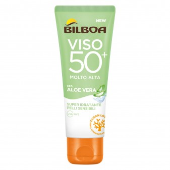 Bilboa Viso SPF 50+ Crema Solare a Protezione Molto Alta con Aloe Vera per...