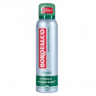 Borotalco Deo Spray 48h Fresh Profumo di Talco Fresco - Flacone da 150ml