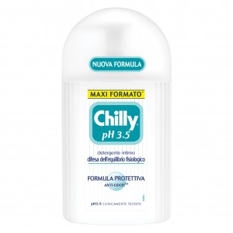 Chilly Gel Detergente Intimo con Formula Protettiva Anti-Odor pH 3.5