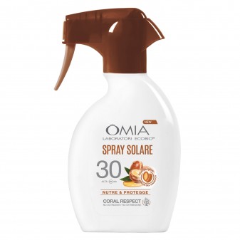Omia Spray Solare SPF 30 a Protezione Alta con Argan del Marocco -