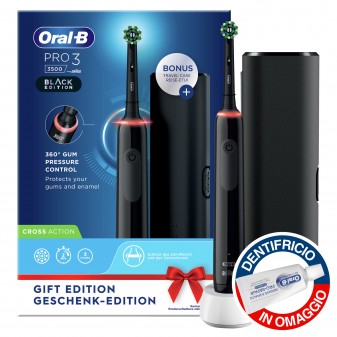 Spazzolino Elettrico Oral B PRO 3 3500 con Batteria e Dentifricio