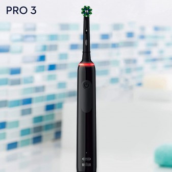 Spazzolino Elettrico Oral B PRO 3 3500 con Batteria e Dentifricio