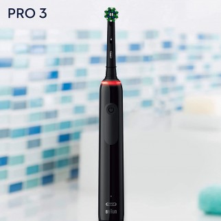 Spazzolino Elettrico Oral B PRO 3 3500 con Batteria e Dentifricio