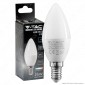 V-Tac VT-1818 Lampadina LED E14 3.7W Bulb C37 Candela SMD - SKU 214216 / 214166 / 214122