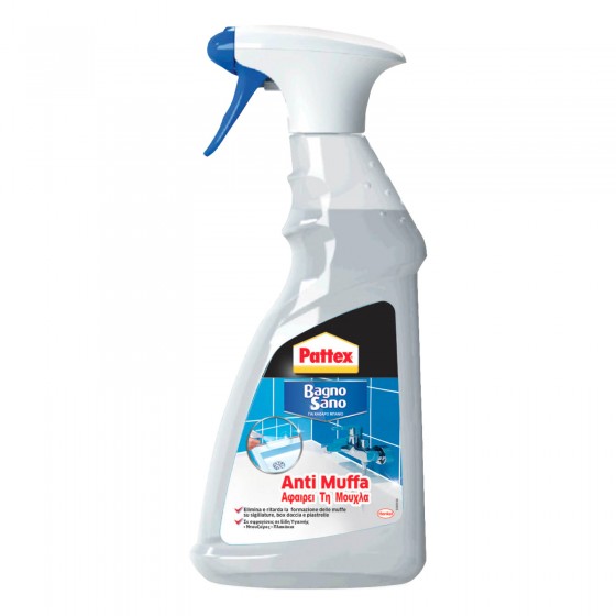Pattex Bagno Sano Anti Muffa Detergente Spray - Flacone da 500ml