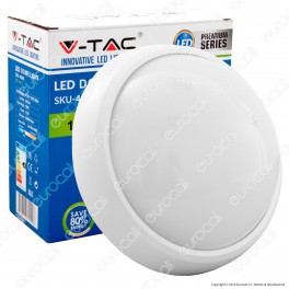 V-Tac VT-8015 Plafoniera LED 12W Forma Circolare Colore Bianco - SKU