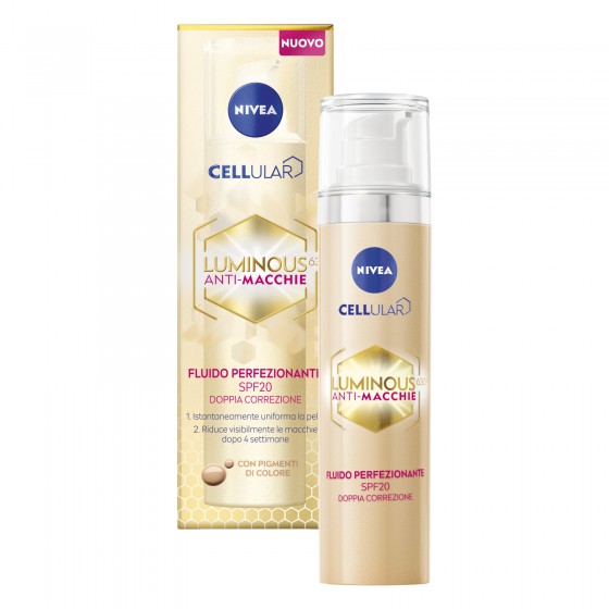 Nivea Cellular Luminous 630 Anti Macchie Fluido Perfezionante Doppia Nivea Cellular Luminous 630 Anti Macchie Fluido Perfezionante Doppia