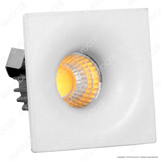 V-Tac VT-1123 SQ Faretto LED da Incasso Quadrato 3W COB - SKU 5108 / V-Tac VT-1123 SQ Faretto LED da Incasso Quadrato 3W COB - SKU 5108 /