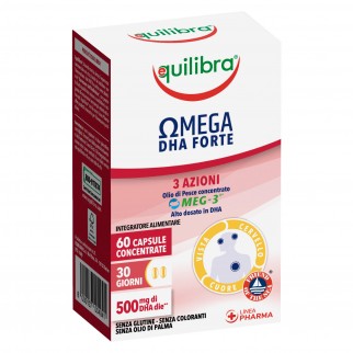 Equilibra Benessere Vista Cuore Cervello Integratore Omega DHA Forte