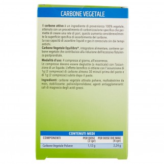 Equilibra Benessere Gastrointestinale Carbone Vegetale - Confezione