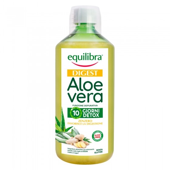 Equilibra Integratore per la Depurazione Digest Aloe Vera con Equilibra Integratore per la Depurazione Digest Aloe Vera con