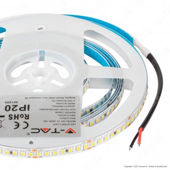 V-Tac VT-2835-168 Striscia LED Flessibile 60W SMD Monocolore 168 LED/metro...
