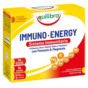 Equilibra Integratore per il Sistema Immunitario Immuno Energy con Potassio e...