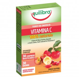 Equilibra Integratore Tono ed Energia Vitamina C per il Sistema Immunitario -...