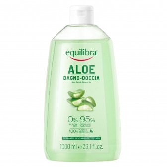 Equilibra Aloe Bagno-Doccia Gel Doccia Purificante ed Idratante -