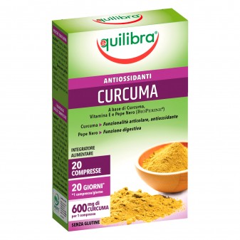 Equilibra Integratore Antiossidante Curcuma - Confezione da 20 Compresse