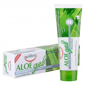 Equilibra Aloe Gel Dentifricio Delicato Sbiancante Gusto Menta - Flacone da 75ml