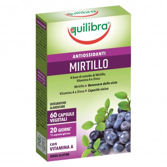Equilibra Integratore Antiossidante Mirtillo - Confezione da 60 Capsule