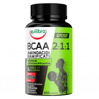 Equilibra Integratore per lo Sport BCAA Aminoacidi Ramificati e
