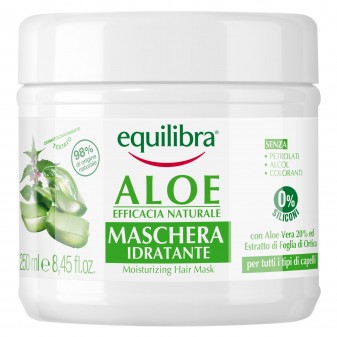 Equilibra Aloe Efficacia Naturale Maschera Idratante Capelli - Barattolo da...