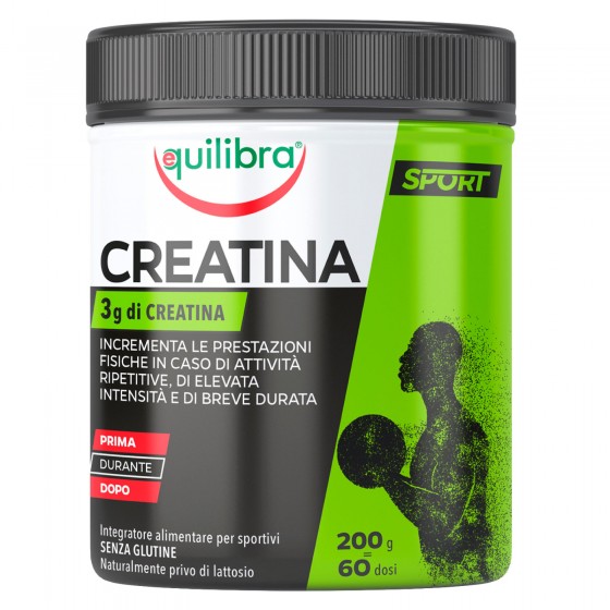 Equilibra Integratore per lo Sport Creatina Monoidrato - Barattolo da Equilibra Integratore per lo Sport Creatina Monoidrato - Barattolo da