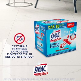 Smac Express Cattura Polvere 10+ Panni Multiuso - Confezione da 40