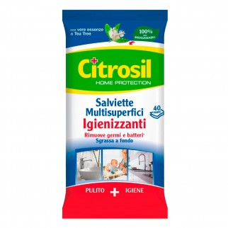 Citrosil Salviette Multisuperfici Igienizzanti con Vere Essenze di