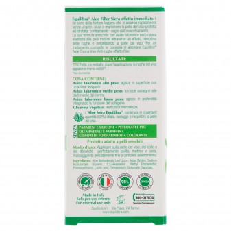 Equilibra Aloe Bellezza Naturale Filler Siero Viso Collo e Décolleté