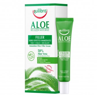 Equilibra Aloe Bellezza Naturale Filler Siero Viso Collo e Décolleté