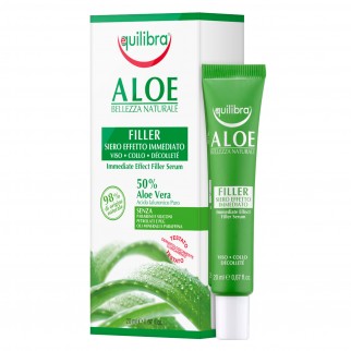 Equilibra Aloe Bellezza Naturale Filler Siero Viso Collo e Décolleté
