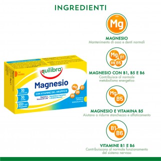Equilibra Integratore Magnesio con Vitamine del Gruppo B Contro la