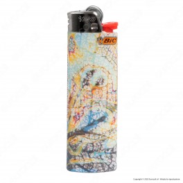 Bic Maxi J26 Accendino Grande Fantasia Leaves - Serie da 5 Accendini