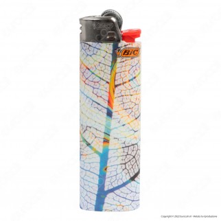 Bic Maxi J26 Accendino Grande Fantasia Leaves - Serie da 5 Accendini
