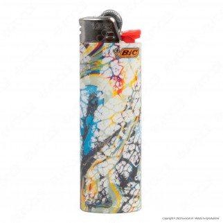Bic Maxi J26 Accendino Grande Fantasia Leaves - Serie da 5 Accendini