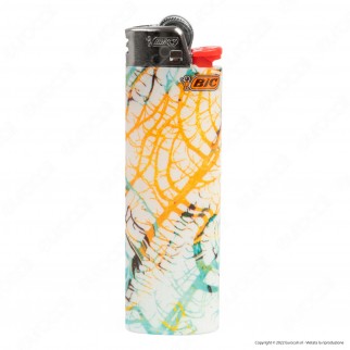Bic Maxi J26 Accendino Grande Fantasia Leaves - Serie da 5 Accendini