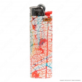 Bic Maxi J26 Accendino Grande Fantasia Leaves - Serie da 5 Accendini