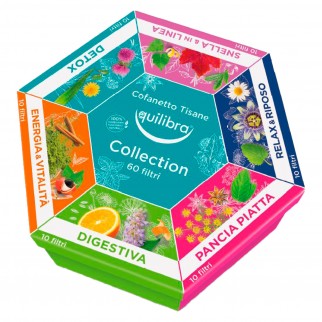 Equilibra Cofanetto Collection 10 Filtri di 6 Tipologie di Tisane -