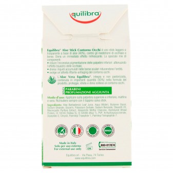 Equilibra Aloe Stick Contorno Occhi Effetto Lifting Borse e Occhiaie
