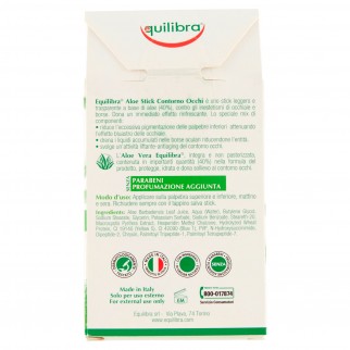 Equilibra Aloe Stick Contorno Occhi Effetto Lifting Borse e Occhiaie