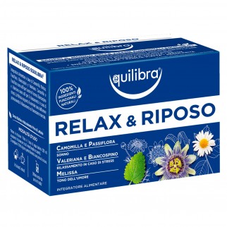 Equilibra Tisana Relax e Riposo per il Sonno e il Rilassamento con